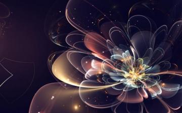 Abstract Flower Fractal Flowers Wallpaper