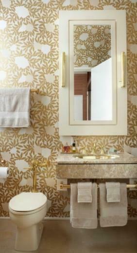 Gold Floral Wallpaper Jessica Lagrange By Osbourne