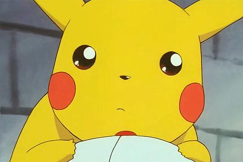 Cute Pikachu Gif HD Wallpaper