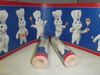 Htf Rolls Pillsbury Doughboy Wallpaper Border Discontinued