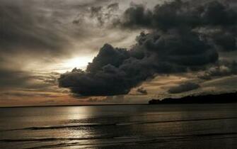 Storm Clouds Amp Ocean Desktop Pc And Mac Wallpaper
