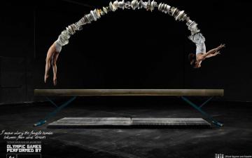 Gymnastics Beam Wallpaper Top Background