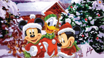 Mickey Mouse Christmas Wallpaper