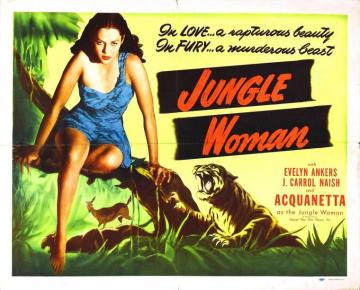 Jungle Woman Vintage 1940s Movie Posters