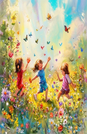 Barefoot Kids Wallpaper