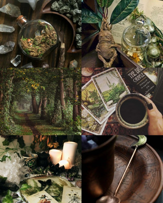 Green Witch Aesthetic Wallpaper