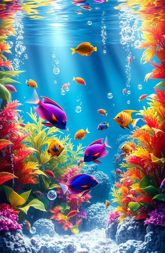 3d Live Aquarium Wallpaper