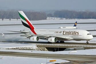 A380 Emirates Take Off Airbus Wallpaper