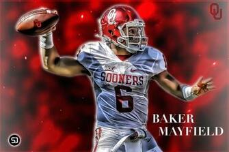 Sports Designs On Baker Mayfield Wallpaper