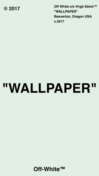 Accessorize With The Off White iPhone Wallpaper