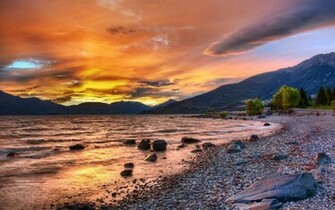 Photo Beach Queenstown New Zaland Wallpaper Summer