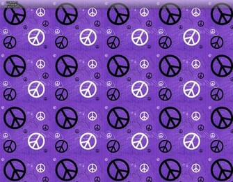 Colorful Peace Sign Background