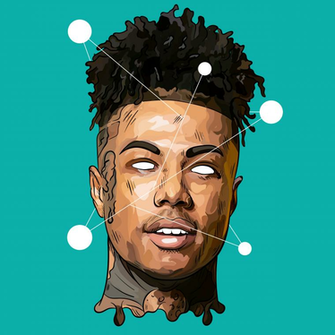 Blueface Illustration My Art Kidwuf In Rapper