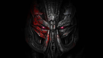 4k Ultra HD Transformers Megatron Face Wallpaper