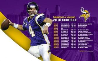 Minnesota Vikings Schedule Wallpaper Photo By Nflwallpaperzone