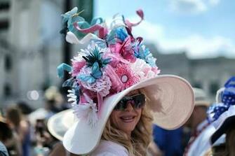 Fancy Florals In Photos Kentucky Derby Hats Forbes