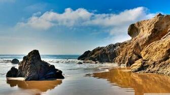 Malibu Beach California United States 4k HD Desktop Wallpaper