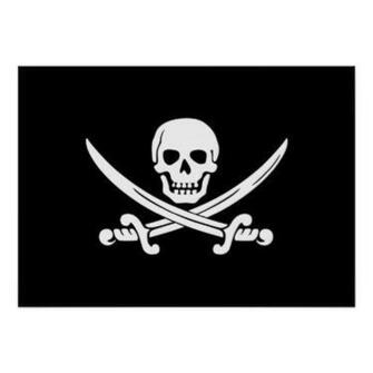Jolly Roger Pirate Flag Poster