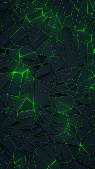 A Neon Green Aesthetic Desktop Filled With Vibrant Colors Wallpaper