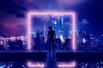 HD Wallpaper Purple Pink Blue Light Nature Aerial