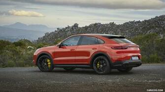 Porsche Cayenne Coupe Rear Three Quarter HD Wallpaper