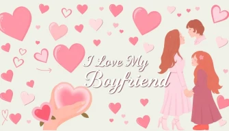 I Love My Boyfriend Wallpaper