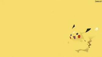 Pokemon Minimalistic Pikachu Wallpaper