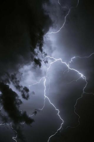 Thunder Storm Wallpaper Black Aesthetic Dark