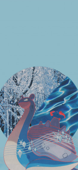 Lapras HD iPhone Wallpaper
