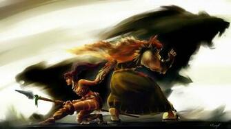 Nidalee Udyr League Of Legends Champion Lol Concept Art HD Wallpaper