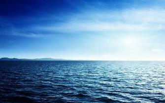 Blue Ocean Wallpaper Stock Photos