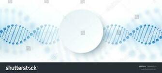 Dna Chromosome Banner Concept Science Technology Vector