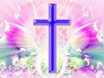 C29 Cross On Water Background