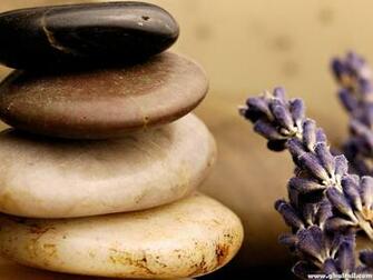 Beautiful Natural Design Circular Stones Wallpaper For Computers E