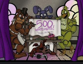Fnaf Thank You Watchers By Mattartist25