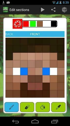 Minecraft Skin Creator Screenshot