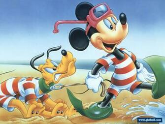 Mickey Mouse With Pluto Wallpaper For Computers HD