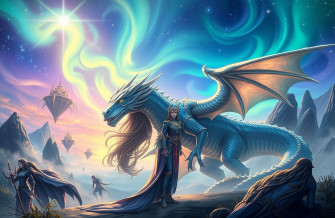 Woman And Dragon Wallpaper