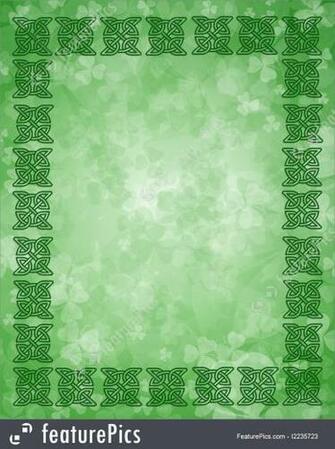 Illustration Of Celtic Knot Frame Border