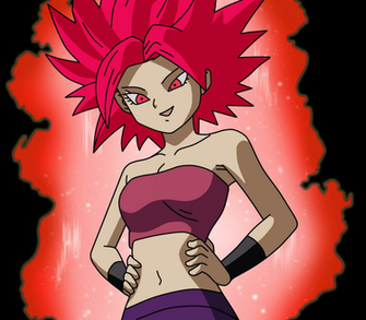 Dragonball Caulifla Ssj God Aura Lineart Farbig By