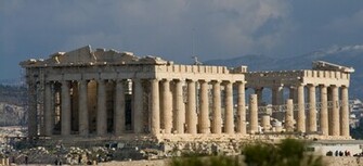 Athena Goddess Statue In The Parthenon Image Pictures Becuo