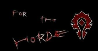 Wow Horde Logo Wallpaper