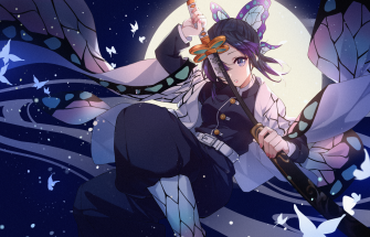 Shinobu Kochou Demon Slayer HD Wallpaper By