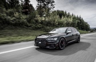 Motion Blur Black Car Audi S6 Vehicle Avant Wallpaper