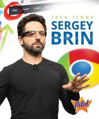 Sergey Brin Google Billon With Image Hardcover Book