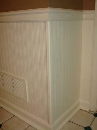 Wainscoting Wallpaper
