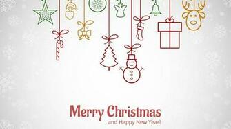 Merry Christmas And Happy New Year HD Wallpaper