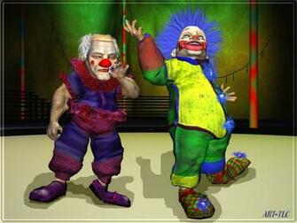 Wallpaper By Art Tlc Creepy Clowns