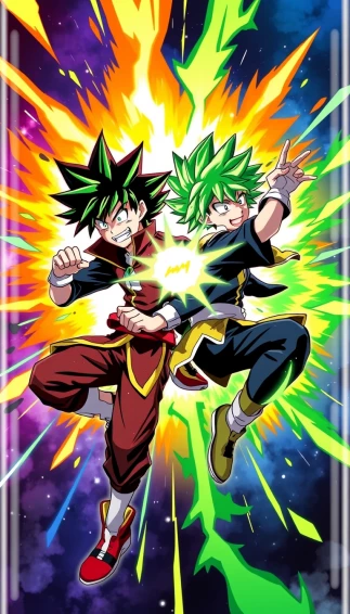Bakudeku Phone Wallpaper