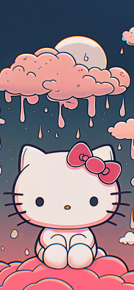 Hello Kitty Rainy Day Wallpaper In